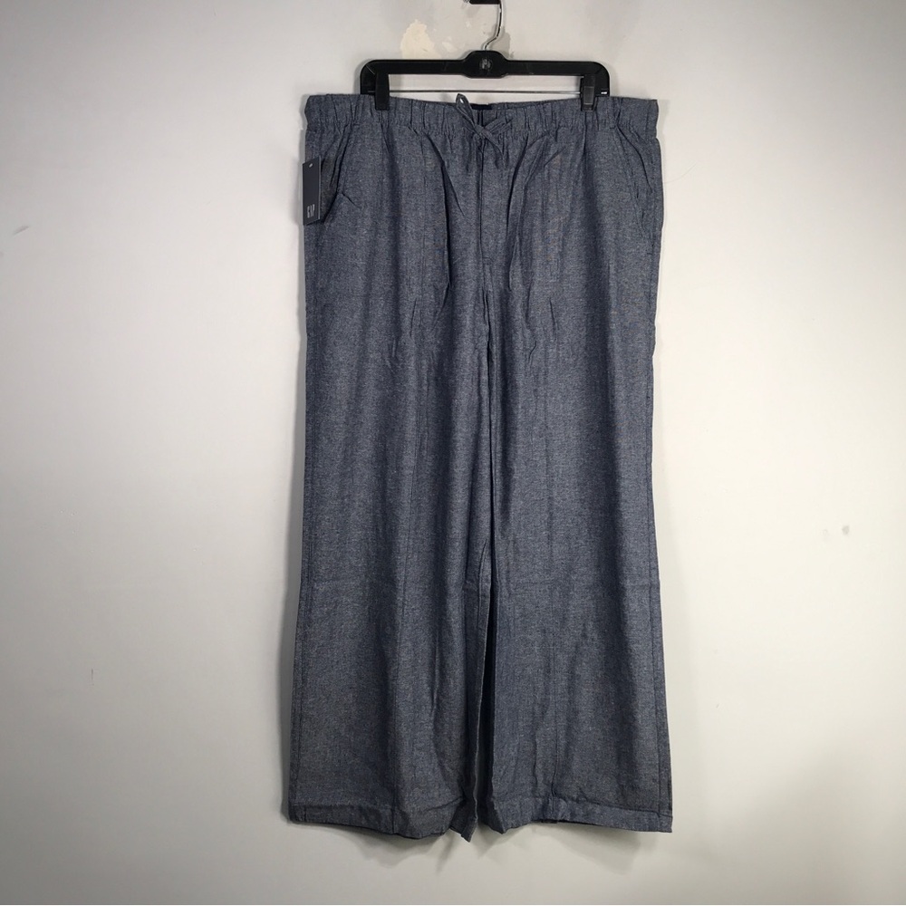 Gap Pull-On Linen Pant, Women's Size XL - Light Blue